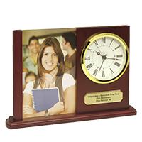 Clock With Photo Frame