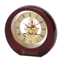 Roswood Skeleton Clock